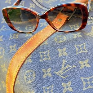 Gucci Havana framed w/ brown gradient lenses sunglasses GG0762S 002 56-18-145mm